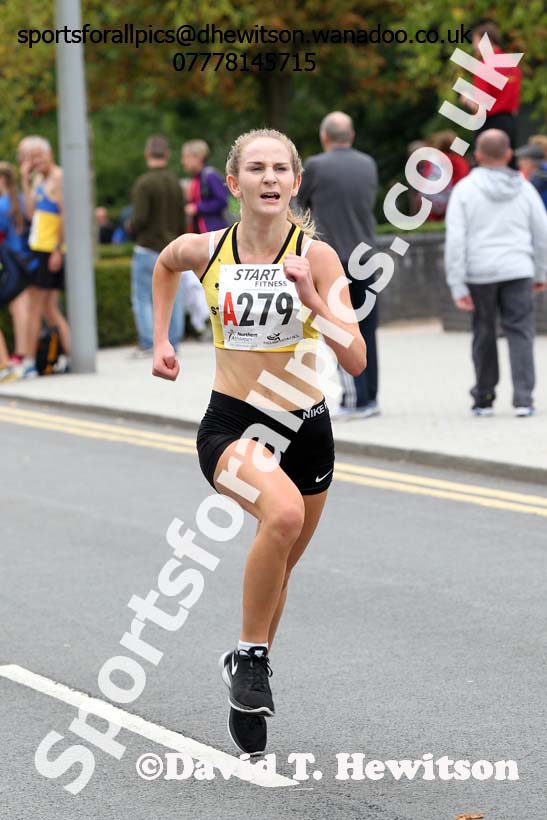 Womens under-17s Northern Road Relays, Warrington. Photo: David T. Hewitson/Sports for All Pics